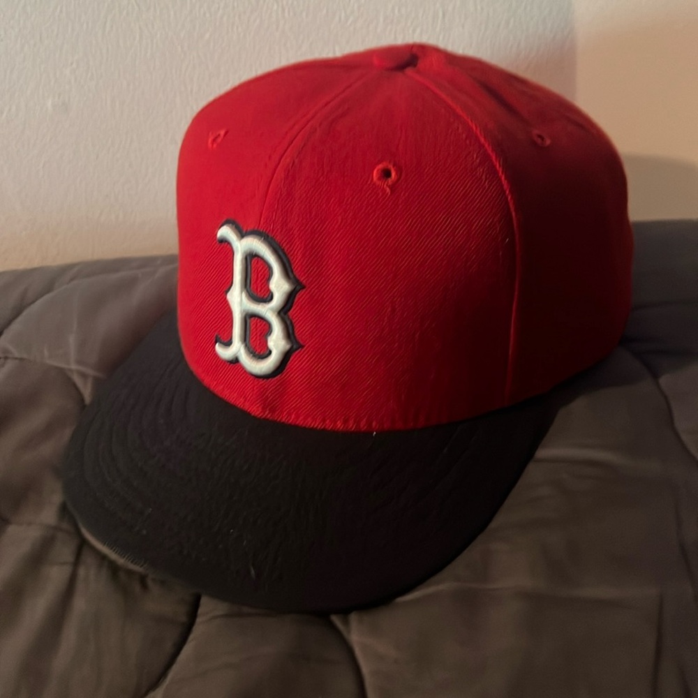 Red baseball hat